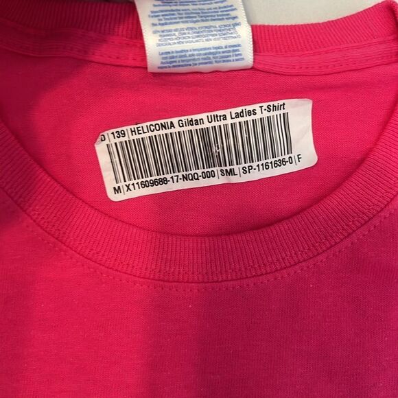 NWT Grateful Dead bears sz small short sleeve pink tee visible heat press lines - Picture 4 of 9